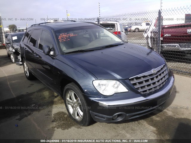 2A8GM68X37R263650 - 2007 CHRYSLER PACIFICA TOURING BLUE photo 1