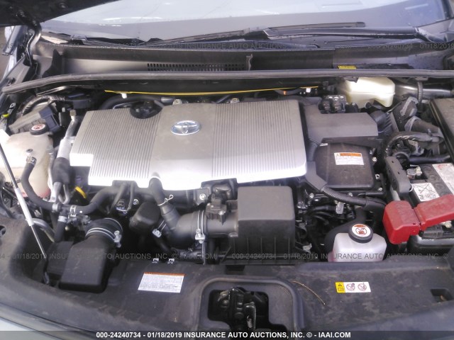 JTDKARFP3H3024852 - 2017 TOYOTA PRIUS PRIME  灰色 照片 10