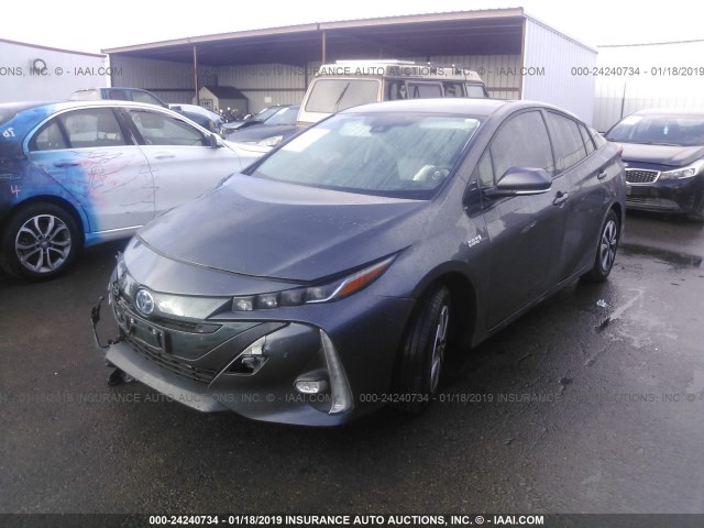 JTDKARFP3H3024852 - 2017 TOYOTA PRIUS PRIME  灰色 照片 2