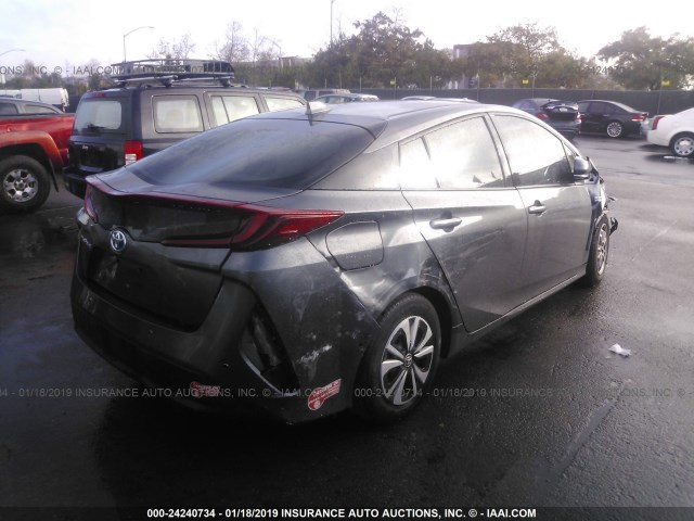 JTDKARFP3H3024852 - 2017 TOYOTA PRIUS PRIME  灰色 照片 4