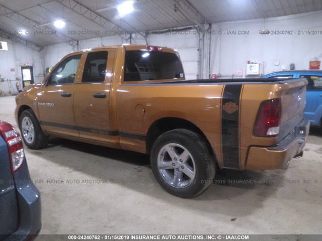 1C6RD7FT8CS328854 - 2012 DODGE RAM 1500 ST ORANGE photo 3