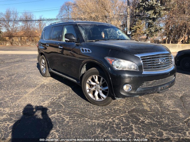 JN8AZ2NE3B9001432 - 2011 INFINITI QX56 BLACK photo 1