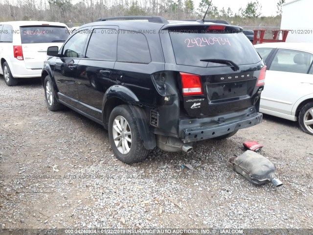 3C4PDCBG6DT555364 - 2013 DODGE JOURNEY SXT BLACK photo 3