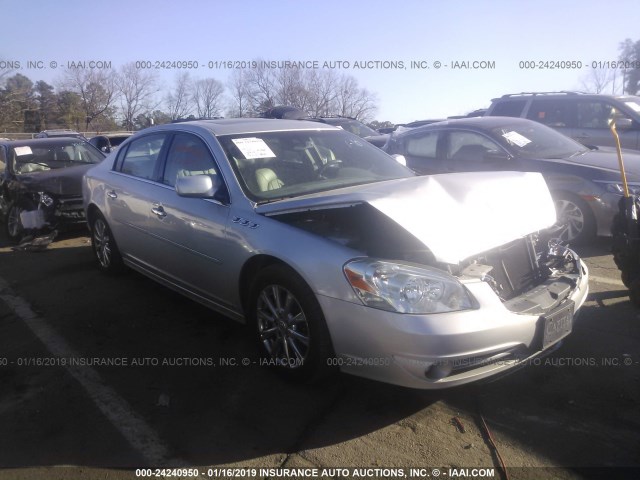 1G4HJ5EM4BU113644 - 2011 BUICK LUCERNE CXL SILVER photo 1