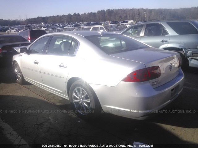 1G4HJ5EM4BU113644 - 2011 BUICK LUCERNE CXL SILVER photo 3