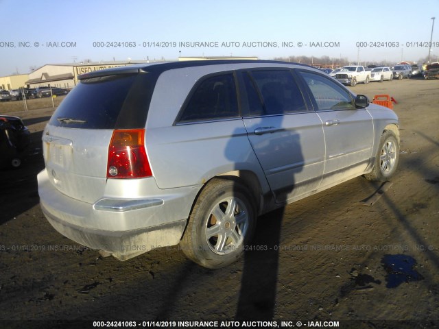 2C4GM68415R588744 - 2005 CHRYSLER PACIFICA TOURING SILVER photo 4