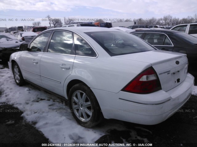 1FAFP28105G203697 - 2005 FORD FIVE HUNDRED LIMITED WHITE photo 3