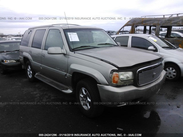 1GYEK13R3YR128458 - 2000 CADILLAC ESCALADE Champagne photo 1