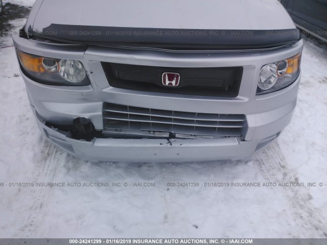 5J6YH17937L006173 - 2007 HONDA ELEMENT SC GRAY photo 6