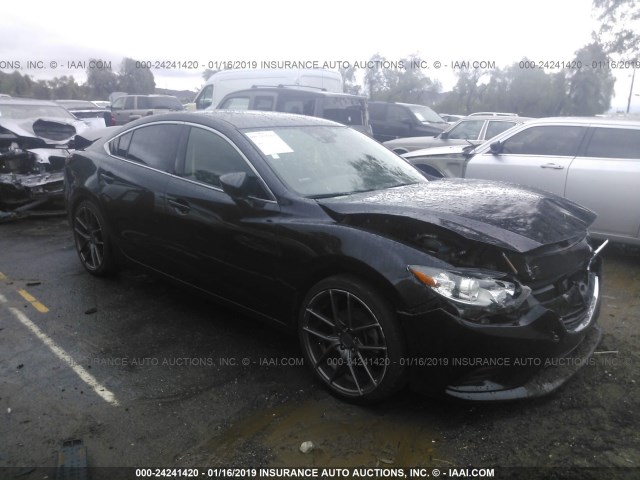 JM1GJ1T53E1101446 - 2014 MAZDA 6 TOURING BLACK photo 1