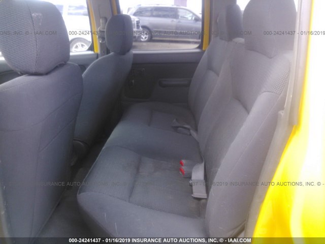 1N6ED27Y94C449406 - 2004 NISSAN FRONTIER CREW CAB XE V6 YELLOW photo 8