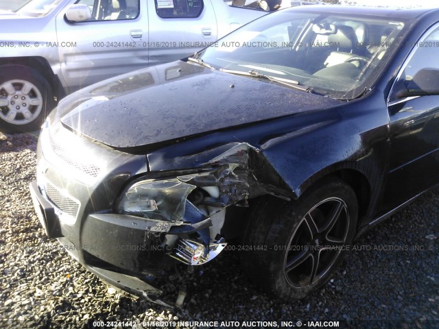 1G1ZD5E16BF221671 - 2011 CHEVROLET MALIBU 2LT BLACK photo 6