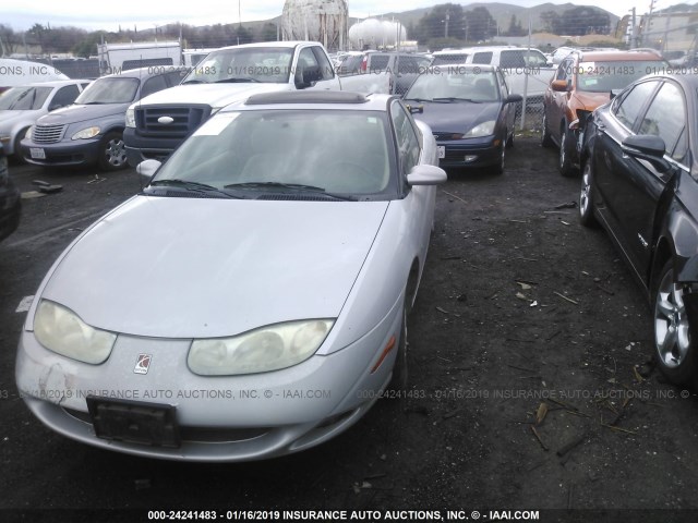 1G8ZR12761Z227519 - 2001 SATURN SC2 SILVER photo 2