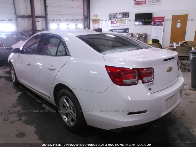1G11A5SLXFF157118 - 2015 CHEVROLET MALIBU LS WHITE photo 3