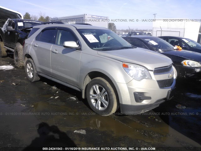 2GNALDEKXC1134740 - 2012 CHEVROLET EQUINOX LT GOLD photo 1