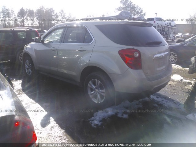 2GNALDEKXC1134740 - 2012 CHEVROLET EQUINOX LT GOLD photo 3