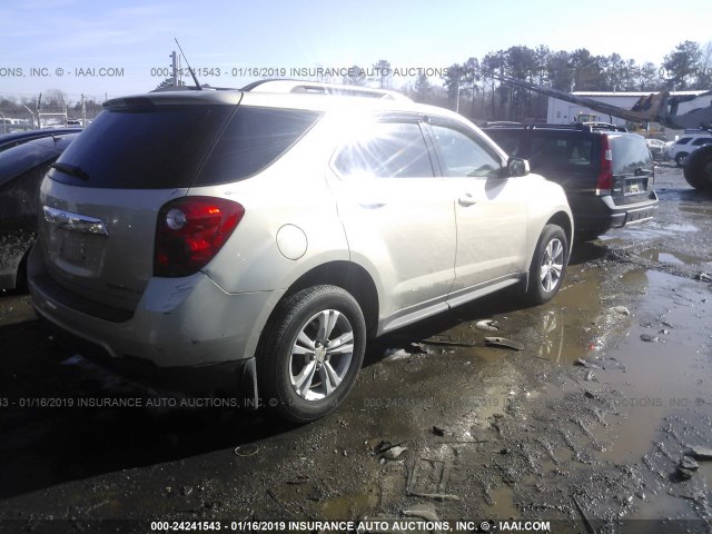 2GNALDEKXC1134740 - 2012 CHEVROLET EQUINOX LT GOLD photo 4