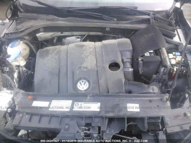 1VWAP7A39CC019907 - 2012 VOLKSWAGEN PASSAT S BLACK photo 10