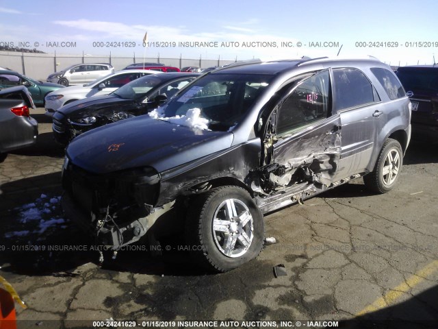 2CNDL53F086072532 - 2008 CHEVROLET EQUINOX LT GRAY photo 2