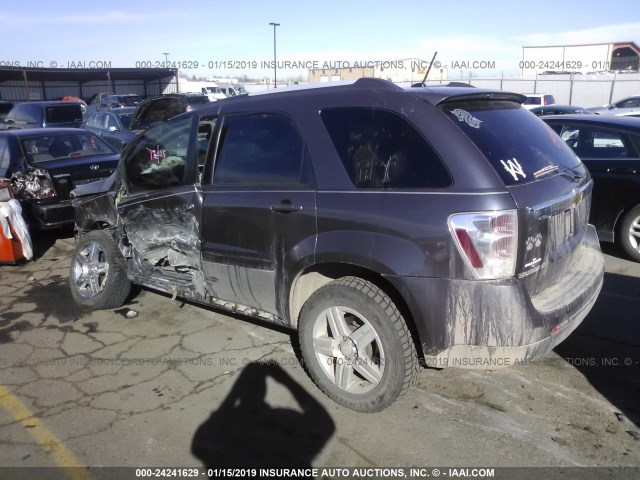 2CNDL53F086072532 - 2008 CHEVROLET EQUINOX LT GRAY photo 3