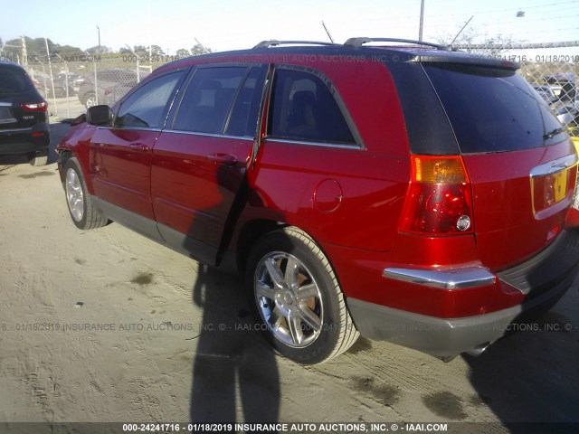 2A8GM68X57R318440 - 2007 CHRYSLER PACIFICA TOURING RED photo 3