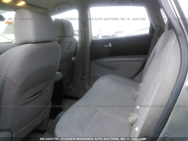 JN8AS5MT3DW043058 - 2013 NISSAN ROGUE S/SV GRAY photo 8