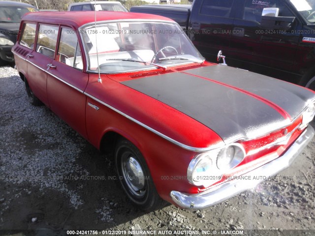 10735W234540 - 1961 CHEVROLET CORVAIR RED photo 1