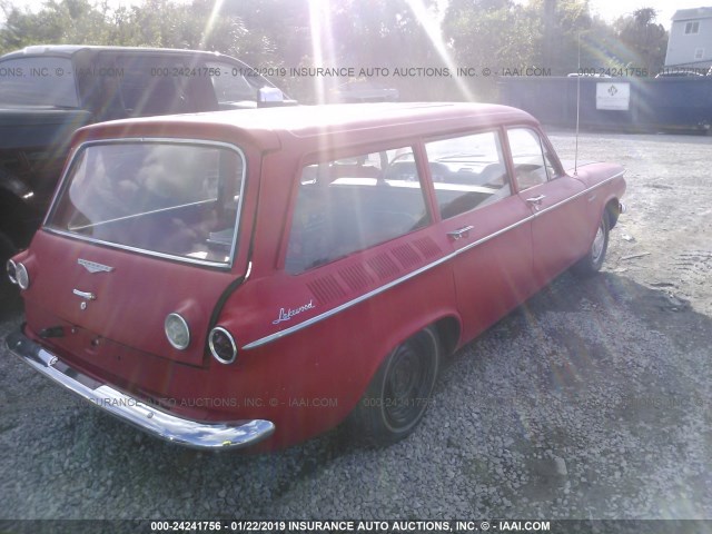 10735W234540 - 1961 CHEVROLET CORVAIR RED photo 4