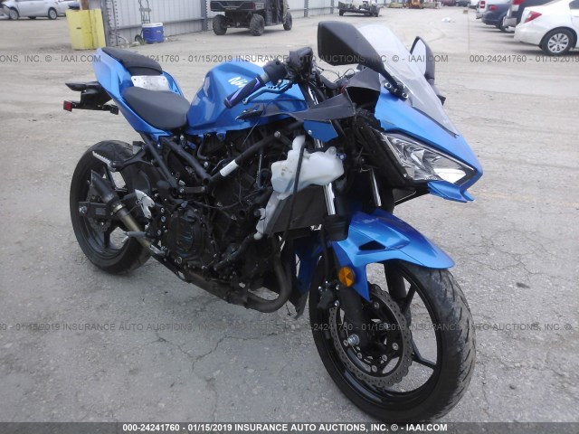 JKAEXKH12JDA02575 - 2018 KAWASAKI EX400 BLUE photo 1