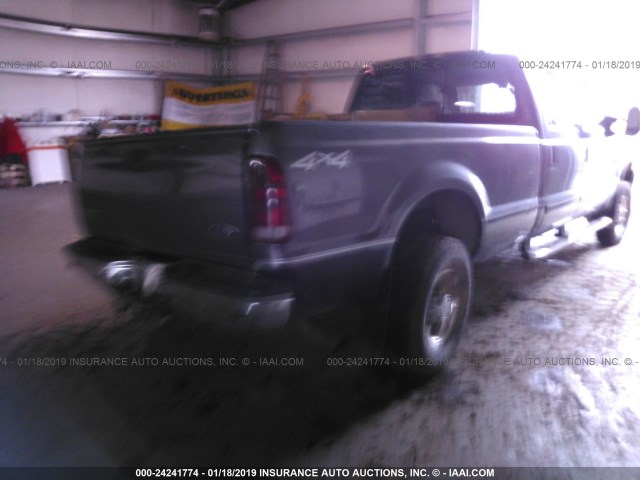 1FTSW31F43EA71608 - 2003 FORD F350 SRW SUPER DUTY GRAY photo 4