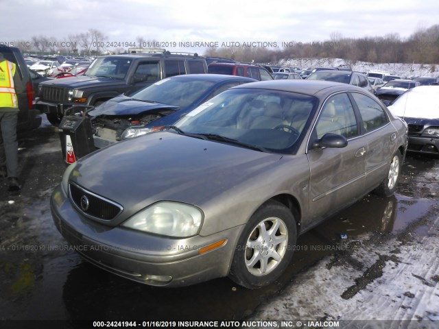 1MEFM55S02G630180 - 2002 MERCURY SABLE LS PREMIUM BROWN photo 2