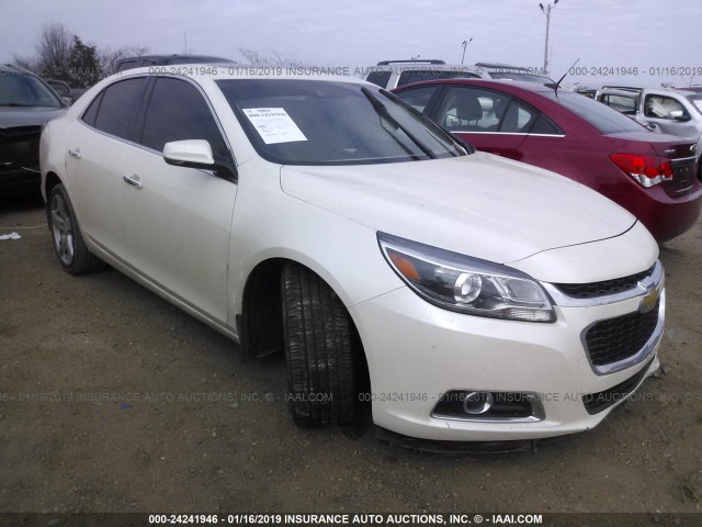 1G11J5SX0EF291461 - 2014 CHEVROLET MALIBU LTZ WHITE photo 1