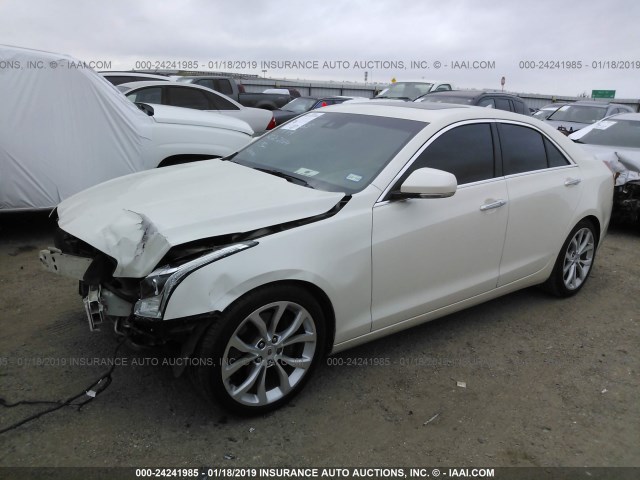 1G6AC5SX9D0157392 - 2013 CADILLAC ATS PERFORMANCE CREAM photo 2