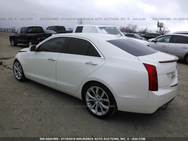 1G6AC5SX9D0157392 - 2013 CADILLAC ATS PERFORMANCE CREAM photo 3