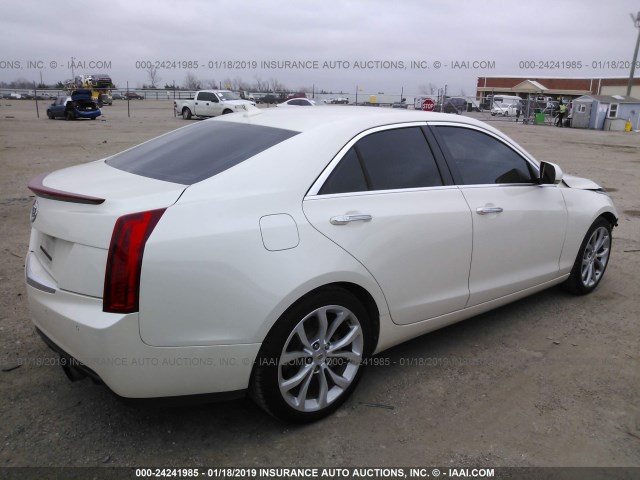 1G6AC5SX9D0157392 - 2013 CADILLAC ATS PERFORMANCE CREAM photo 4