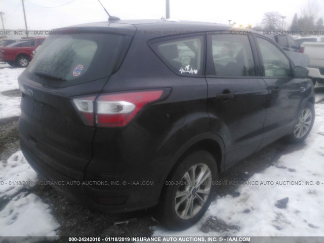 1FMCU0F79HUC61228 - 2017 FORD ESCAPE S BLACK photo 4