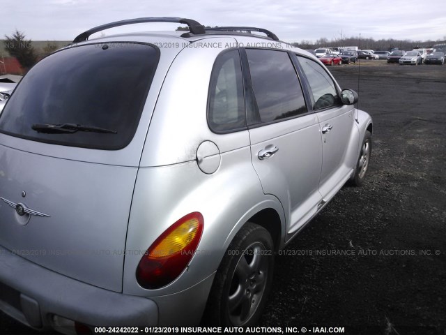 3C8FY68B22T257323 - 2002 CHRYSLER PT CRUISER LIMITED/DREAM CRUISER SILVER photo 4