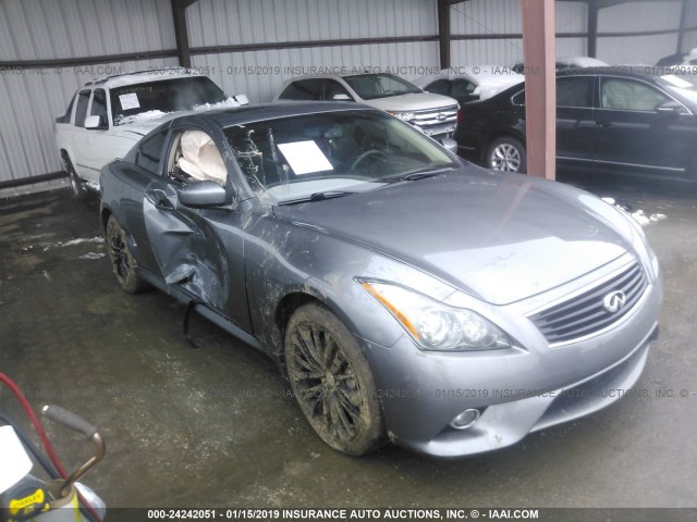 JN1CV6EL4CM473470 - 2012 INFINITI G37 GRAY photo 1