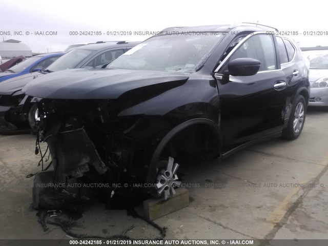 5N1AT2MT7GC895227 - 2016 NISSAN ROGUE S/SL/SV BLACK photo 2