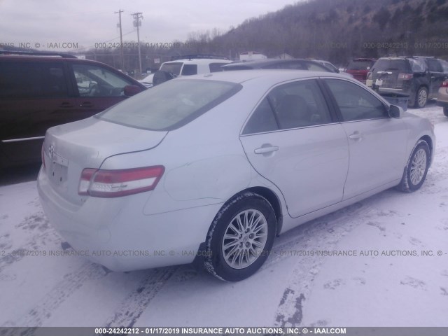 4T4BF3EK4AR046624 - 2010 TOYOTA CAMRY SE/LE/XLE 银色 照片 4