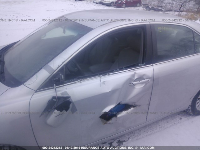 4T4BF3EK4AR046624 - 2010 TOYOTA CAMRY SE/LE/XLE 银色 照片 6