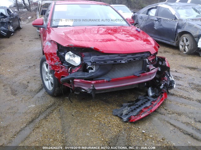 1G1PE5SB8G7224428 - 2016 CHEVROLET CRUZE LIMITED LT RED photo 6