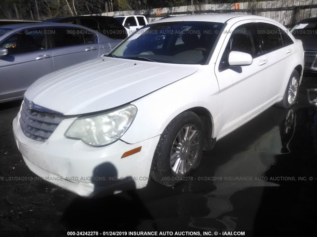 1C3LC56B89N548374 - 2009 CHRYSLER SEBRING TOURING/LIMITED WHITE photo 2