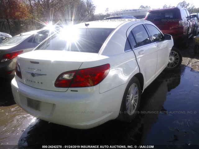 1C3LC56B89N548374 - 2009 CHRYSLER SEBRING TOURING/LIMITED WHITE photo 4