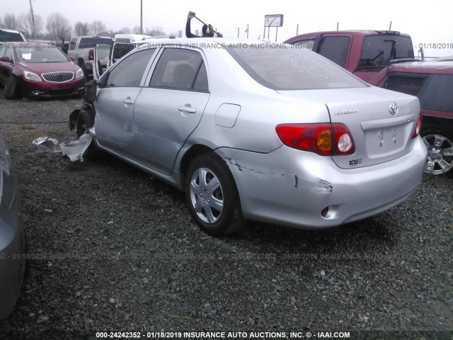 1NXBU4EE6AZ304724 - 2010 TOYOTA COROLLA S/LE/XLE SILVER photo 2