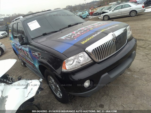 5LMEU88H55ZJ26238 - 2005 LINCOLN AVIATOR BLACK photo 1