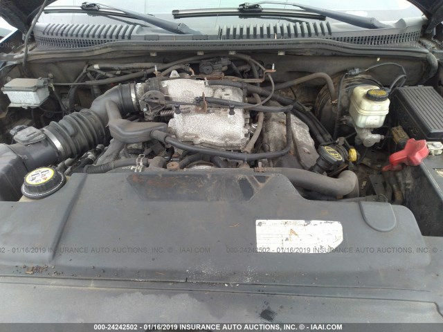 5LMEU88H55ZJ26238 - 2005 LINCOLN AVIATOR BLACK photo 10