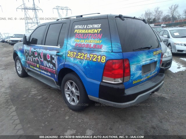 5LMEU88H55ZJ26238 - 2005 LINCOLN AVIATOR BLACK photo 3