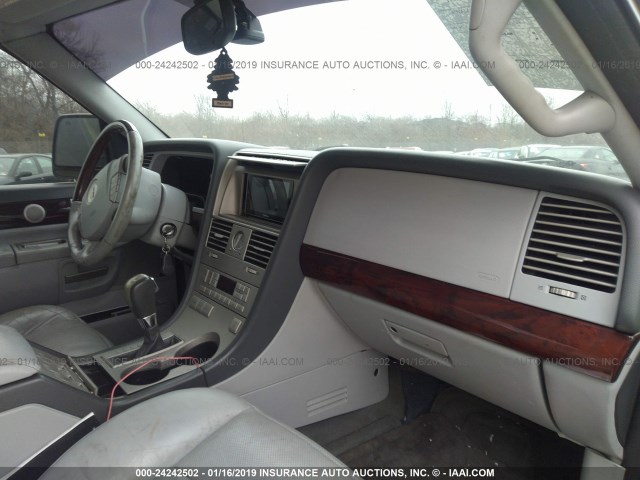 5LMEU88H55ZJ26238 - 2005 LINCOLN AVIATOR BLACK photo 5