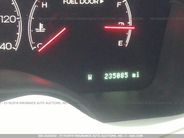 5LMEU88H55ZJ26238 - 2005 LINCOLN AVIATOR BLACK photo 7